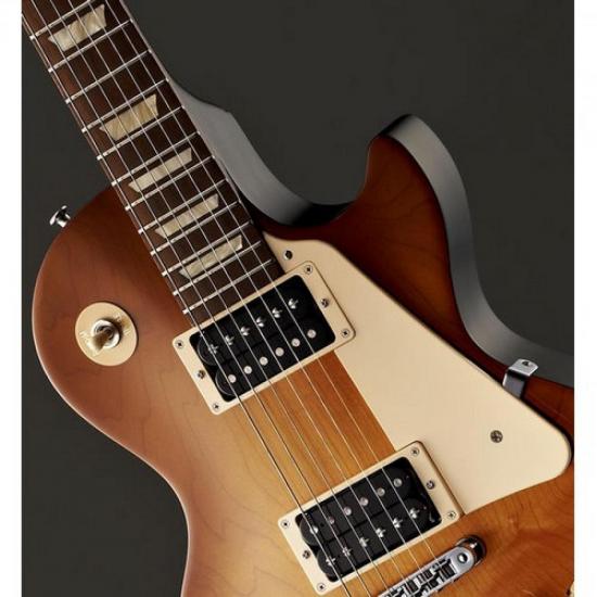 Guitarra GIBSON Les Paul Studio Tribute 50.s Hum Case Satin HB por 0,00 à vista no boleto/pix ou parcele em até 1x sem juros. Compre na loja Mundomax!