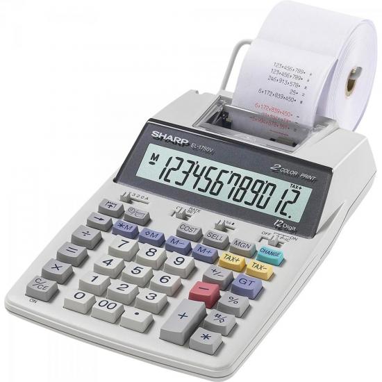 Calculadora de Bobina EL1750V SHARP por 0,00 à vista no boleto/pix ou parcele em até 1x sem juros. Compre na loja Mundomax!