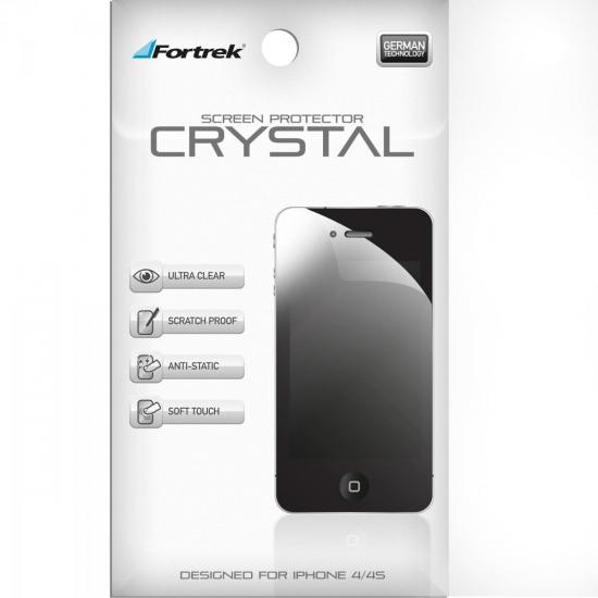 Película Protetora para iPhone 4 e 4S ISP101 Crystal FORTREK por 0,00 à vista no boleto/pix ou parcele em até 1x sem juros. Compre na loja Mundomax!
