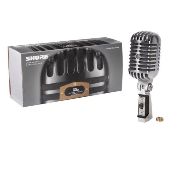 Microfone 55SH-II SHURE por 2.575,99 à vista no boleto/pix ou parcele em até 12x sem juros. Compre na loja Mundomax!