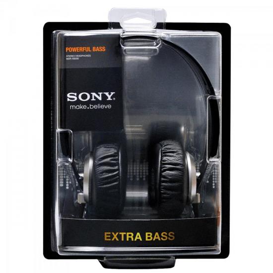 Fone de Ouvido MDR XB300 Preto SONY por 0,00 à vista no boleto/pix ou parcele em até 1x sem juros. Compre na loja Mundomax!