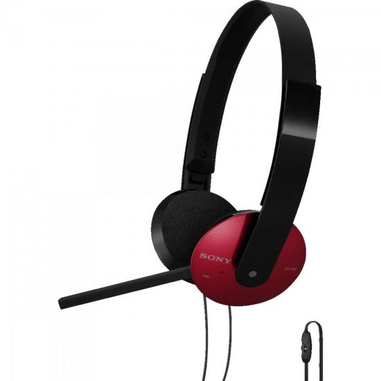 Headset DR 320 DPV Vermelho SONY por 0,00 à vista no boleto/pix ou parcele em até 1x sem juros. Compre na loja Mundomax!