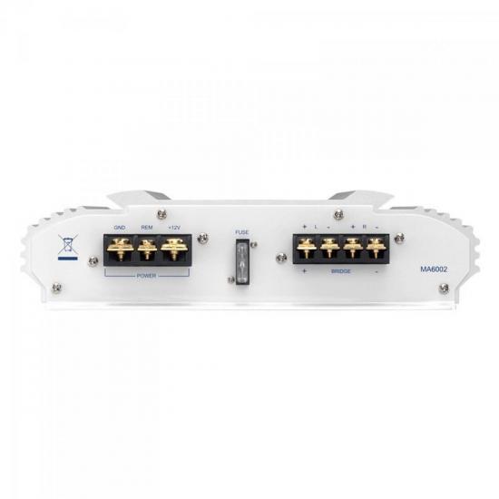 Amplificador Marine 2 Canais MA 6002 JBL por 0,00 à vista no boleto/pix ou parcele em até 1x sem juros. Compre na loja Mundomax!