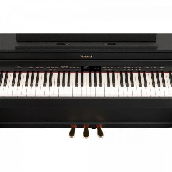 Piano Digital ROLAND HP505 88 Teclas Preto Super NATURAL por 0,00 à vista no boleto/pix ou parcele em até 1x sem juros. Compre na loja Mundomax!