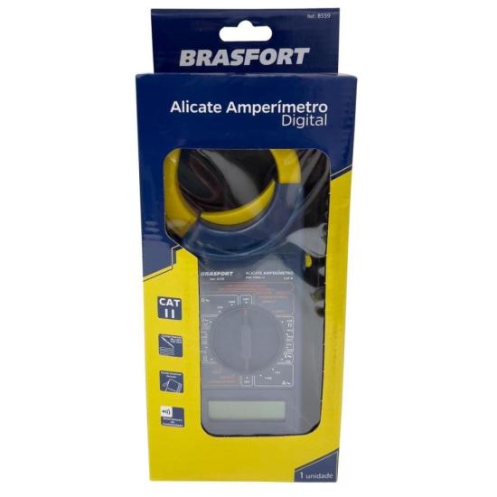Alicate Amperímetro Digital com Estojo Brasfort 8559 por 60,00 à vista no boleto/pix ou parcele em até 2x sem juros. Compre na loja Mundomax!