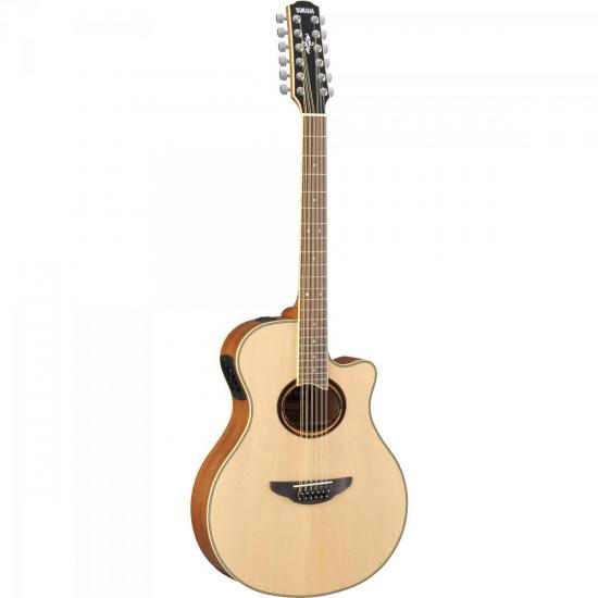 Violão YAMAHA Elétrico Aço APX700II-12 12 Cordas Natural por 0,00 à vista no boleto/pix ou parcele em até 1x sem juros. Compre na loja Mundomax!