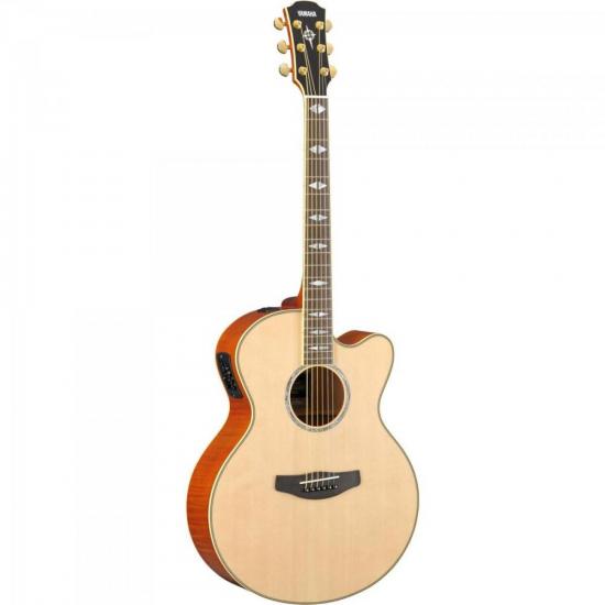 Violão Yamaha CPX1000 Eletroacústico Aço Natural por 6.739,99 à vista no boleto/pix ou parcele em até 12x sem juros. Compre na loja Mundomax!