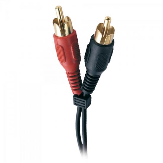 Cabo 2RCA Macho x 1P2ST Gold 2 Metros GENÉRICO por 0,00 à vista no boleto/pix ou parcele em até 1x sem juros. Compre na loja Mundomax!