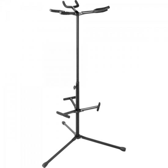 Suporte Para Guitarra/Baixo/Violão Triplo HANG-IT TRIPLE GS7355 ON STAGE por 0,00 à vista no boleto/pix ou parcele em até 1x sem juros. Compre na loja Mundomax!