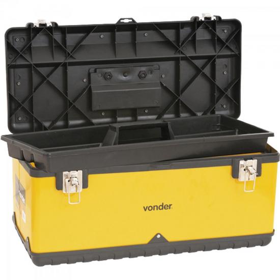 Caixa Metálica para Ferramentas CMV0590 VONDER por 0,00 à vista no boleto/pix ou parcele em até 1x sem juros. Compre na loja Mundomax!