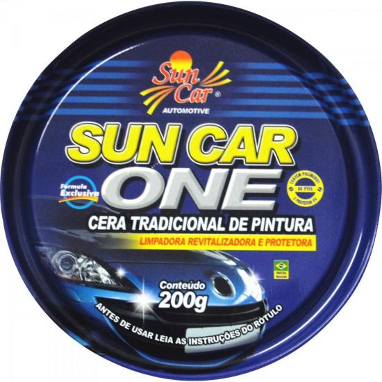 Cera Automotiva Tradicional One 200g SUN CAR por 0,00 à vista no boleto/pix ou parcele em até 1x sem juros. Compre na loja Mundomax!