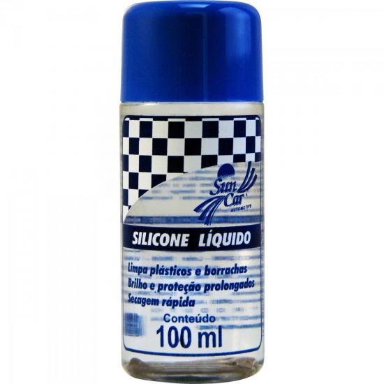 Silicone Líquido 100ml SUN CAR por 0,00 à vista no boleto/pix ou parcele em até 1x sem juros. Compre na loja Mundomax!