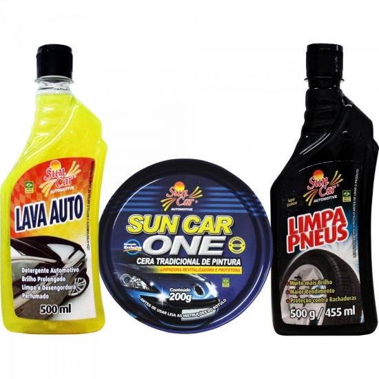 Kit de Limpeza Automotiva 4 Peças SUN CAR por 0,00 à vista no boleto/pix ou parcele em até 1x sem juros. Compre na loja Mundomax!