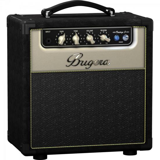 Combo Amplificador para Guitarra Valvulado 5W 8\" V5 BUGERA por 0,00 à vista no boleto/pix ou parcele em até 1x sem juros. Compre na loja Mundomax!