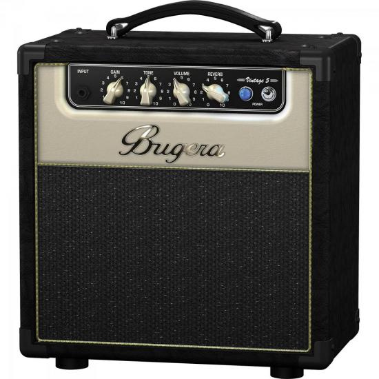 Combo Amplificador para Guitarra Valvulado 5W 8\" V5 BUGERA por 0,00 à vista no boleto/pix ou parcele em até 1x sem juros. Compre na loja Mundomax!