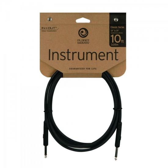 Cabo de instrumento Classic Séries 3.05 m PWCGT-10 PLANET WAVES por 0,00 à vista no boleto/pix ou parcele em até 1x sem juros. Compre na loja Mundomax!