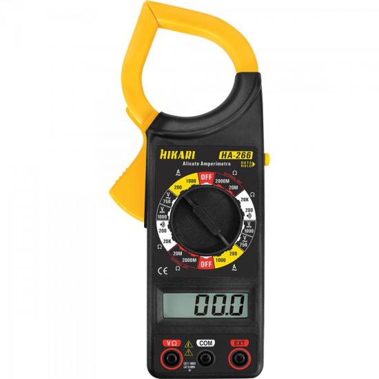 Alicate Amperímetro HA266 HIKARI por 75,90 à vista no boleto/pix ou parcele em até 3x sem juros. Compre na loja Mundomax!