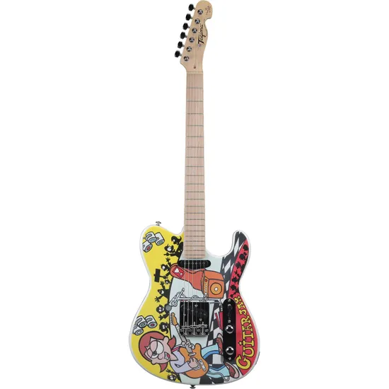 Guitarra TAGIMA Branca Marcinho Eiras Custom Colors por 0,00 à vista no boleto/pix ou parcele em até 1x sem juros. Compre na loja Mundomax!
