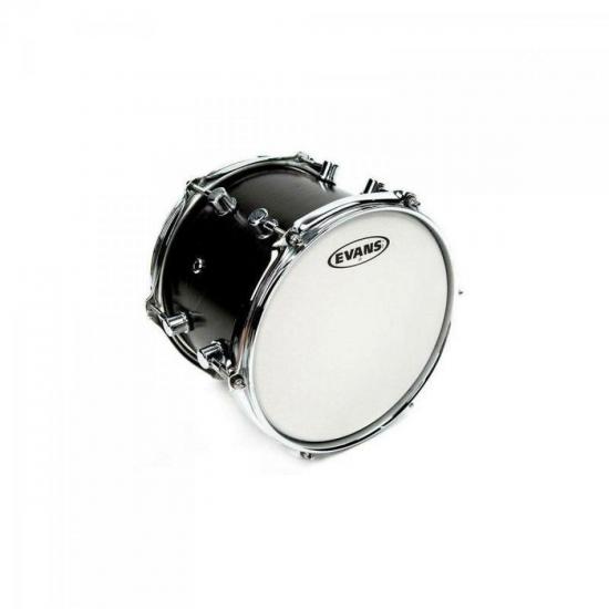 Pele Texturizada para Timbales e Caixa Tom 14\" J1 ETCHED E14J1 EVANS por 0,00 à vista no boleto/pix ou parcele em até 1x sem juros. Compre na loja Mundomax!