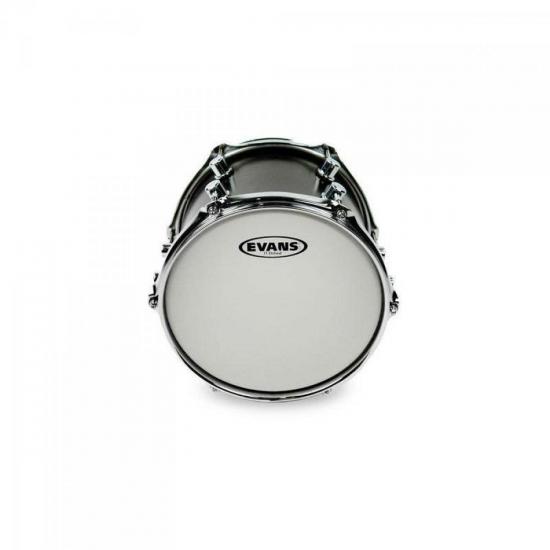 Pele Texturizada para Timbales e Caixa Tom 15\" J1 ETCHED E15J1 EVANS por 0,00 à vista no boleto/pix ou parcele em até 1x sem juros. Compre na loja Mundomax!