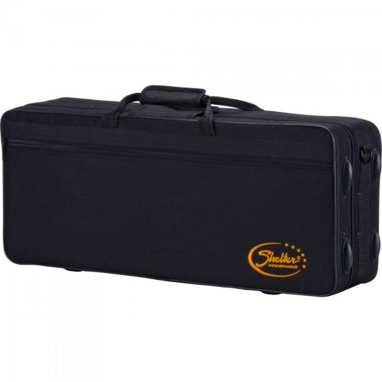 Saxofone Alto em Eb Laqueado SGFT-6430L Com Case SHELTER por 3.313,90 à vista no boleto/pix ou parcele em até 12x sem juros. Compre na loja Mundomax!