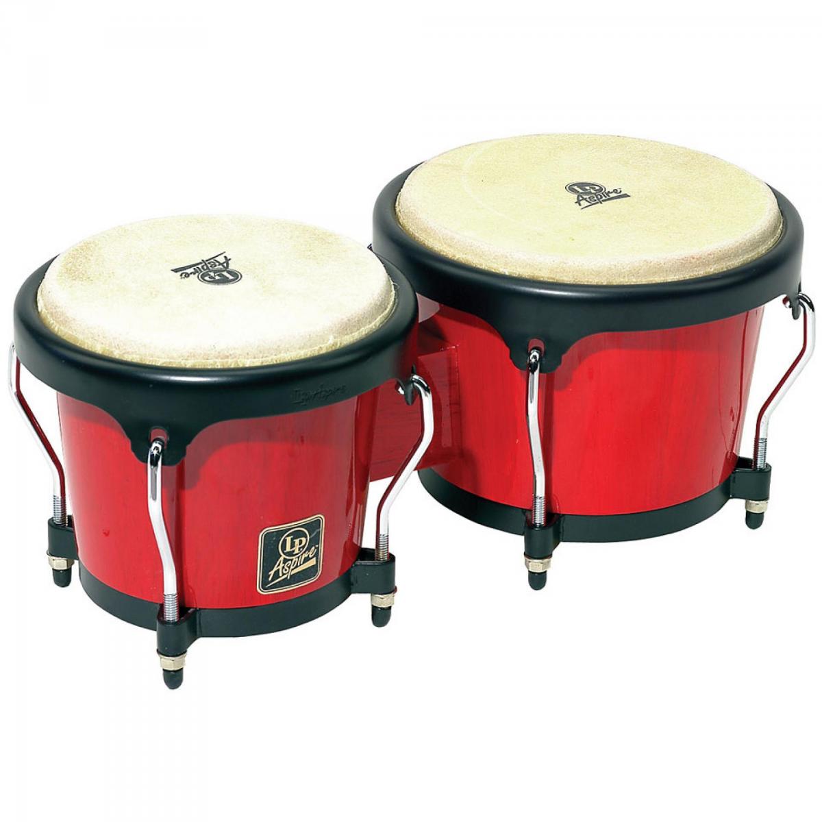 Bongo de Madeira Vermelho Aspire LPA601-RW LATIN PERCUSSION
