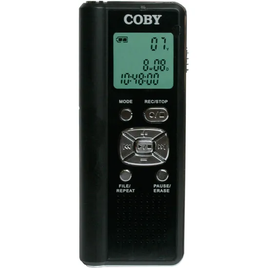 Gravador Digital de Voz CXR-190 4GB COBY por 0,00 à vista no boleto/pix ou parcele em até 1x sem juros. Compre na loja Mundomax!