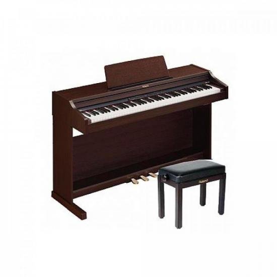 Piano Digital ROLAND Marrom RP-301R por 0,00 à vista no boleto/pix ou parcele em até 1x sem juros. Compre na loja Mundomax!