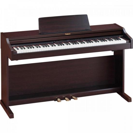 Piano Digital ROLAND Marrom RP-301R por 0,00 à vista no boleto/pix ou parcele em até 1x sem juros. Compre na loja Mundomax!