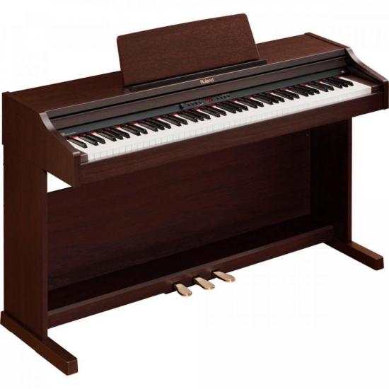 Piano Digital ROLAND Marrom RP-301 por 0,00 à vista no boleto/pix ou parcele em até 1x sem juros. Compre na loja Mundomax!