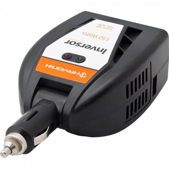 Inversor de Onda Modificada 12VDC/127V USB 150W HAYONIK por 0,00 à vista no boleto/pix ou parcele em até 1x sem juros. Compre na loja Mundomax!