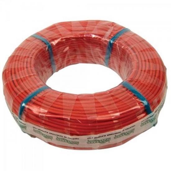 Fio Mult Teste Vermelho MULT CABO Rolo 100m por 51,90 à vista no boleto/pix ou parcele em até 2x sem juros. Compre na loja Mundomax!