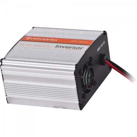 Inversor de Onda Modificada 12VDC/127V USB 200W HAYONIK por 192,90 à vista no boleto/pix ou parcele em até 7x sem juros. Compre na loja Mundomax!