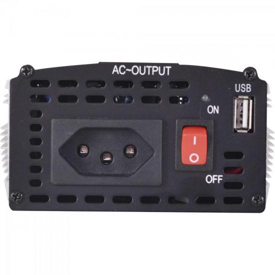 Inversor de Onda Modificada 12VDC/127V USB 200W HAYONIK por 192,90 à vista no boleto/pix ou parcele em até 7x sem juros. Compre na loja Mundomax!