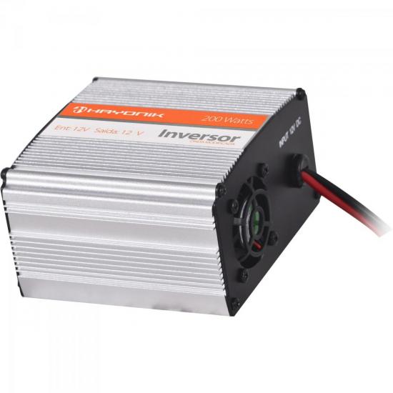 Inversor de Onda Modificada 200W 12VDC/220V USB Prata HAYONIK por 0,00 à vista no boleto/pix ou parcele em até 1x sem juros. Compre na loja Mundomax!