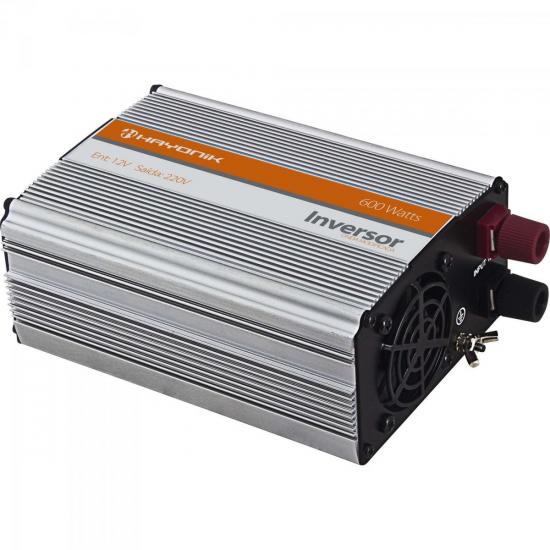 Inversor de Onda Modificada 12VDC/220V USB 600W HAYONIK por 0,00 à vista no boleto/pix ou parcele em até 1x sem juros. Compre na loja Mundomax!