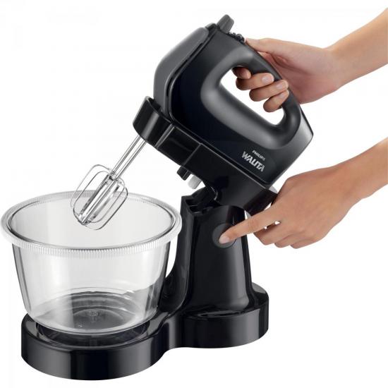 Batedeira 400W 110V RI7205/91 Preta PHILIPS WALITA por 0,00 à vista no boleto/pix ou parcele em até 1x sem juros. Compre na loja Mundomax!