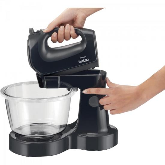 Batedeira 400W 110V RI7205/91 Preta PHILIPS WALITA por 0,00 à vista no boleto/pix ou parcele em até 1x sem juros. Compre na loja Mundomax!