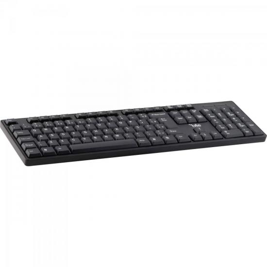 Teclado Standard SK-101BK ABNT2 USB Preto LITE por 0,00 à vista no boleto/pix ou parcele em até 1x sem juros. Compre na loja Mundomax!