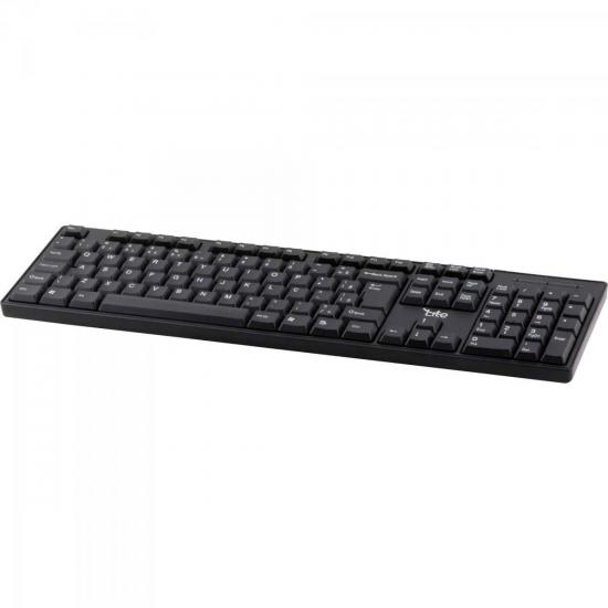 Teclado Standard SK-101BK ABNT2 USB Preto LITE por 0,00 à vista no boleto/pix ou parcele em até 1x sem juros. Compre na loja Mundomax!