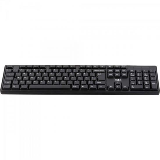 Teclado Standard SK-101BK ABNT2 USB Preto LITE por 0,00 à vista no boleto/pix ou parcele em até 1x sem juros. Compre na loja Mundomax!