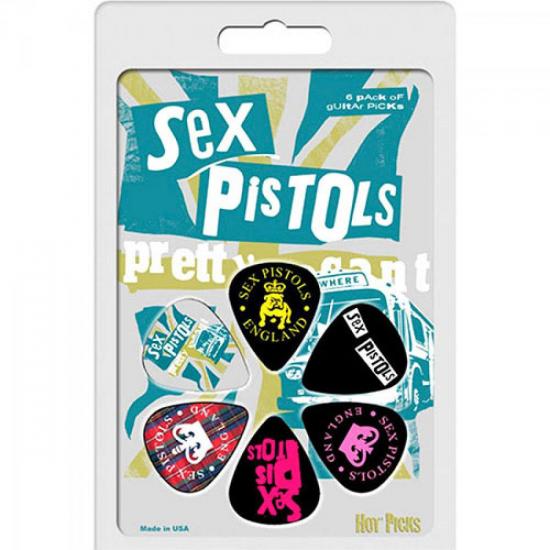 Palheta Sex Pistols 01 6SEPRCS01 HOT PICKS por 0,00 à vista no boleto/pix ou parcele em até 1x sem juros. Compre na loja Mundomax!