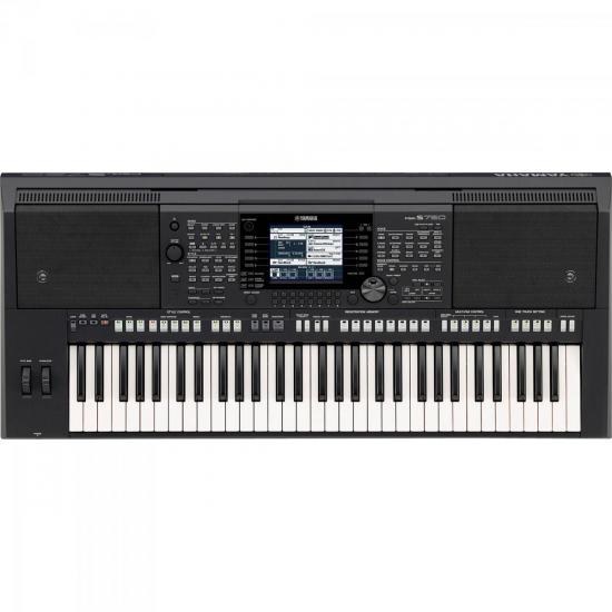 Teclado Arranjador YAMAHA PSR-S750 com Fonte Bivolt Preto por 0,00 à vista no boleto/pix ou parcele em até 1x sem juros. Compre na loja Mundomax!