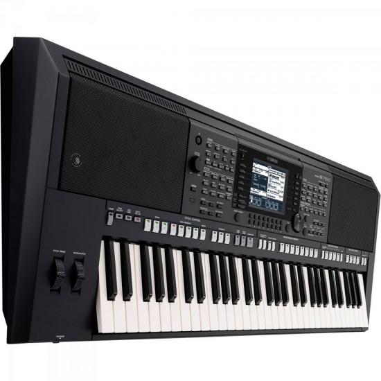Teclado Arranjador YAMAHA PSR-S750 com Fonte Bivolt Preto por 0,00 à vista no boleto/pix ou parcele em até 1x sem juros. Compre na loja Mundomax!