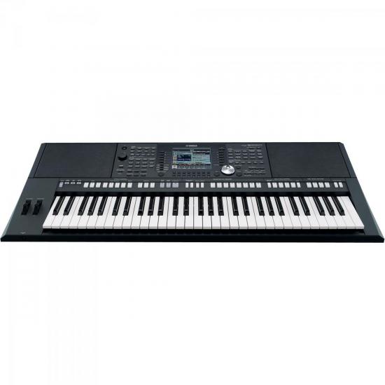 Teclado Arranjador YAMAHA PSR-S950 com Fonte Bivolt Preto por 0,00 à vista no boleto/pix ou parcele em até 1x sem juros. Compre na loja Mundomax!