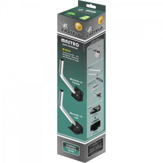Mastro em Alumínio para Antenas M-5018 CASTELO por 0,00 à vista no boleto/pix ou parcele em até 1x sem juros. Compre na loja Mundomax!