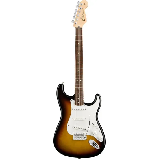 Guitarra FENDER Standard Stratocaster 532 Brown Sunburst por 0,00 à vista no boleto/pix ou parcele em até 1x sem juros. Compre na loja Mundomax!