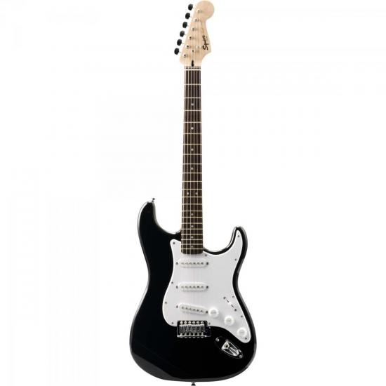 Guitarra SQUIER Bullet Strat 506 Preta por 0,00 à vista no boleto/pix ou parcele em até 1x sem juros. Compre na loja Mundomax!