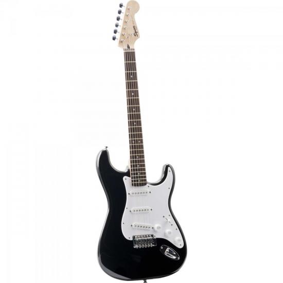 Guitarra SQUIER Bullet Strat 506 Preta por 0,00 à vista no boleto/pix ou parcele em até 1x sem juros. Compre na loja Mundomax!