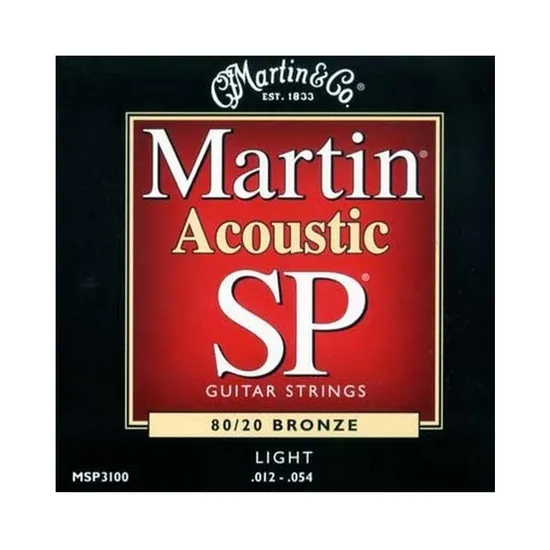 Encordoamento para Violão 6 cordas Aço MSP3100 Bronze MARTIN (50532)